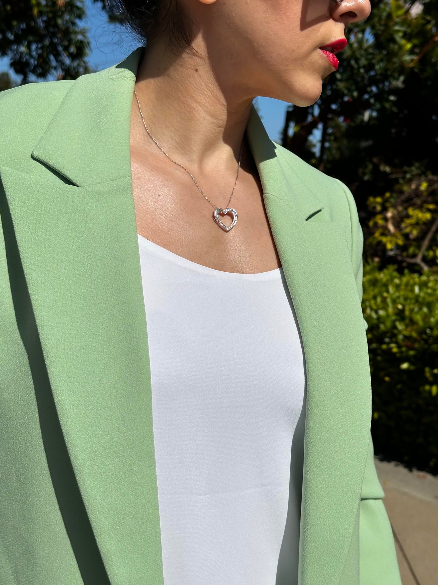 Eternal Heart Diamond Necklace