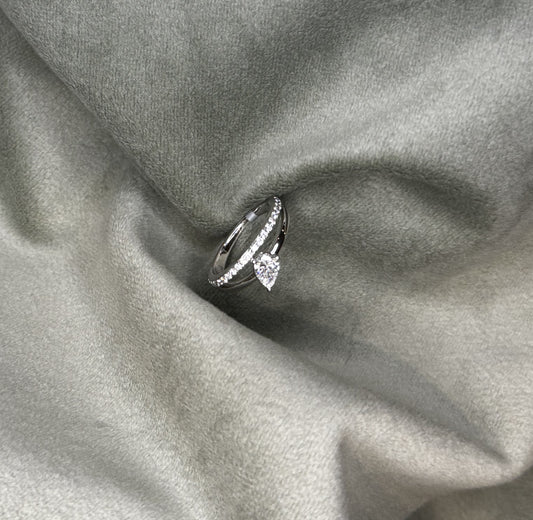 Pear Diamond Ring